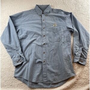 Upstream Denim Button Down Shirt Size M EUC